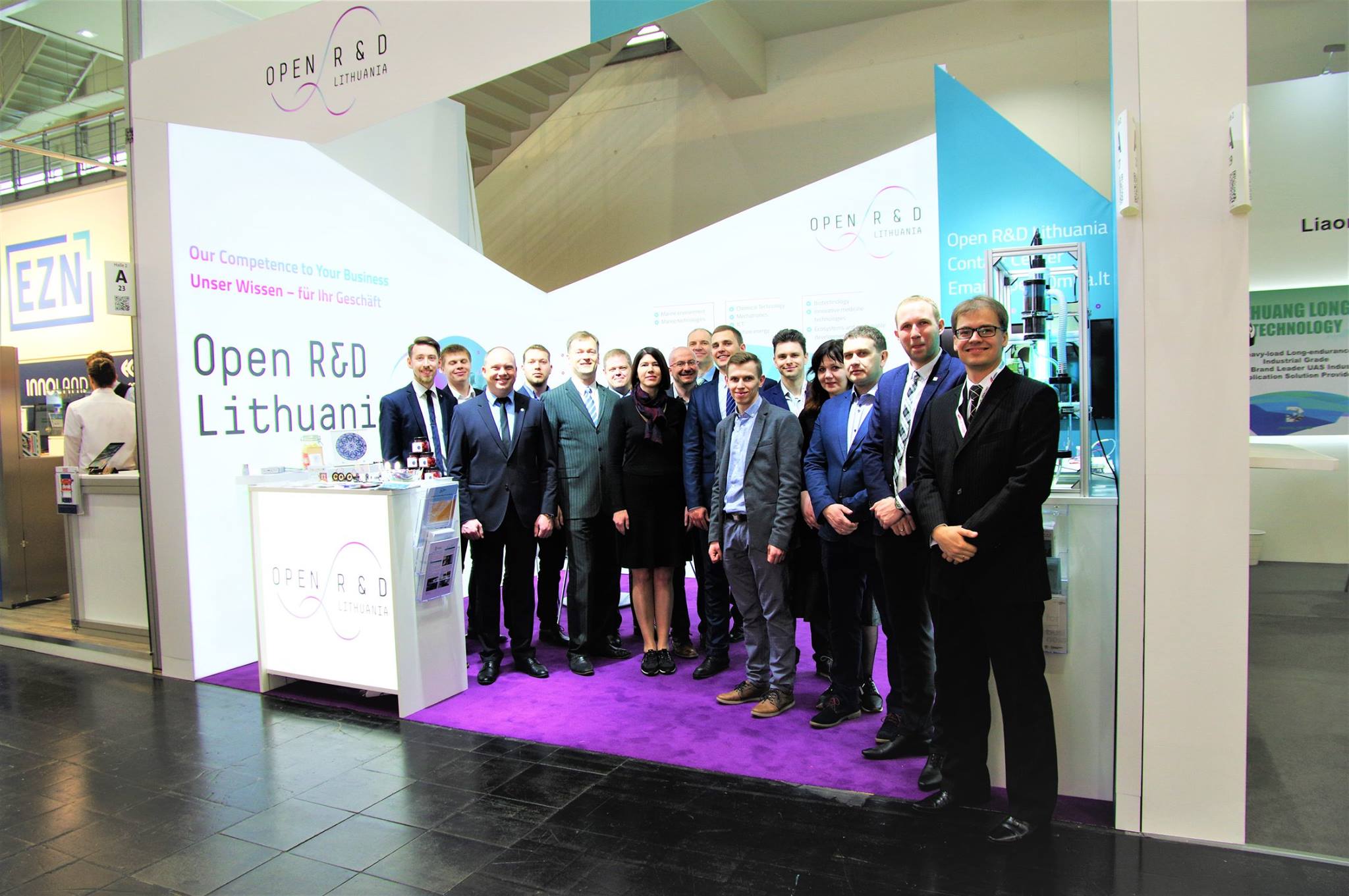 Lietuvos energetikos instituto atstovai Hannover Messe parodoje