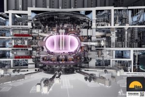 ITER reaktoriaus 3D pjūvis © ITER