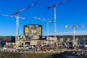 ITER (Tarptautinio eksperimentinio termobranduolinio reaktoriaus) statybų aikštelė (2018 m. pavasaris) © ITER