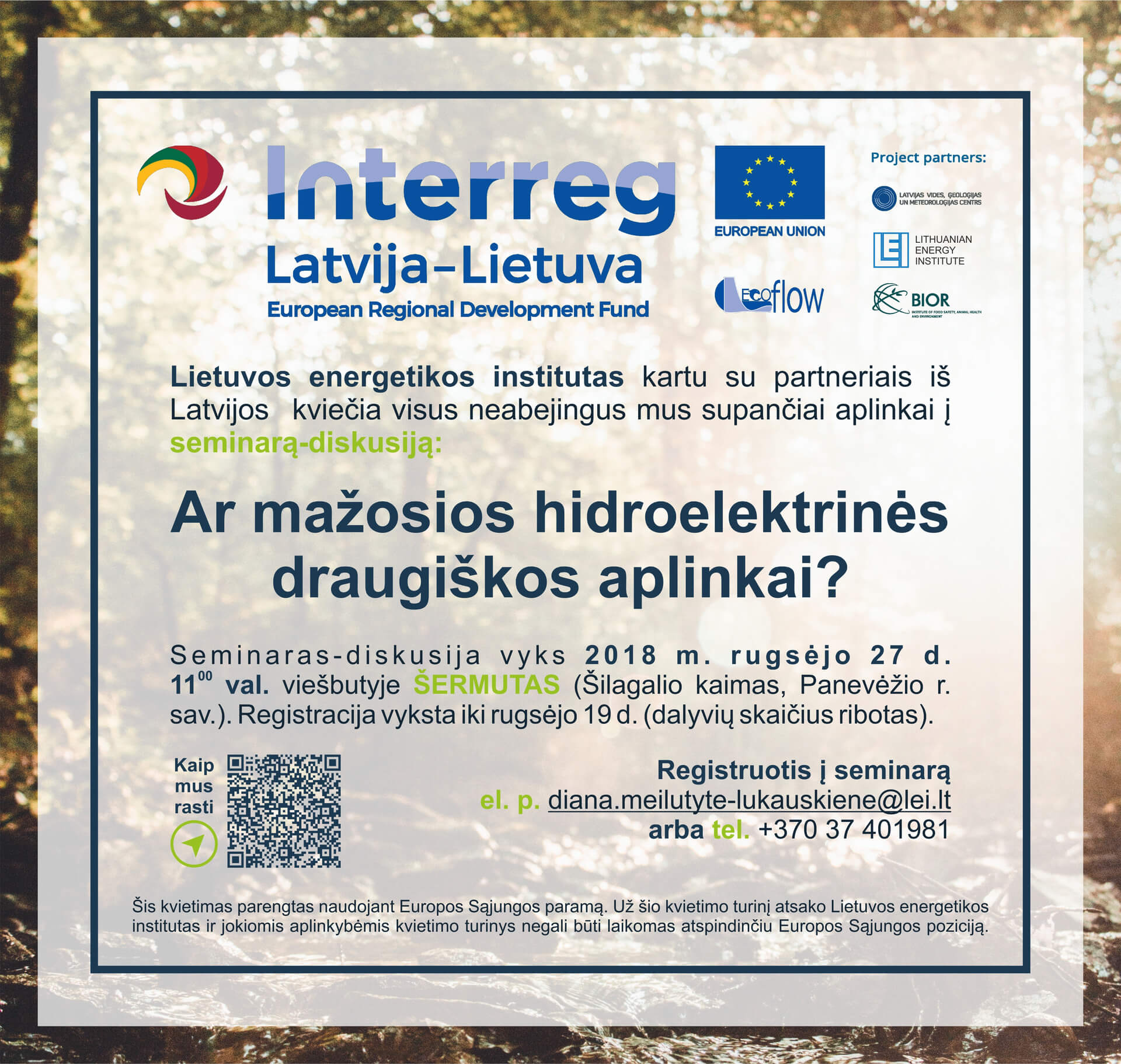 kvietimas į ECOFLOW seminarą