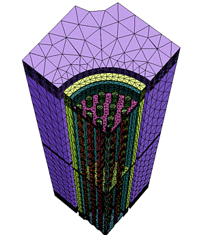 Modelling neutron, photon and electron (radiation) migration with MCNP-MCNPX