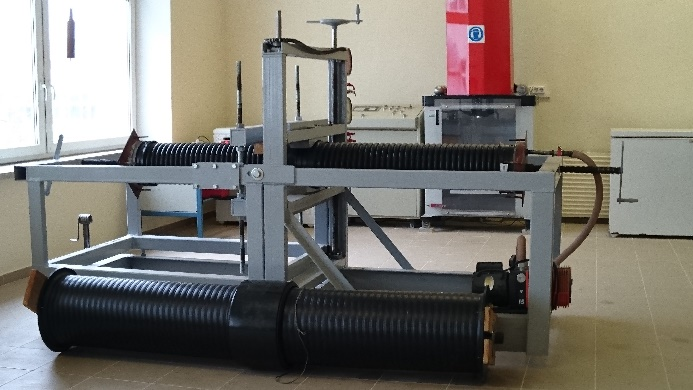 Fig. 4. Test for leak tightness of plastic pipes