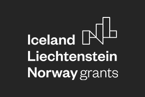 Norway Grants logo black background