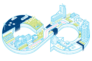 Circular economy illustration