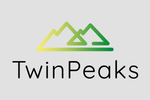 TwinPeaks project logo gray background